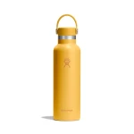 Hydro Flask 21 oz Standard Mouth Insulated Water Bottle with Flex Cap (621 ml) – Sunbeam - Hydro Flask