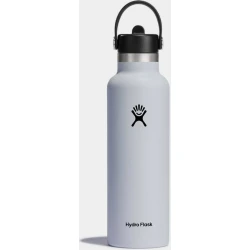 Hydro Flask 21 oz Standard Mouth Insulated Water Bottle with Flex Cap (621 ml) – White