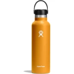 Hydro Flask 21 oz Standard Mouth Insulated Water Bottle with Flex Cap (621 ml) – Fossil - Hydro Flask