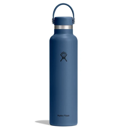 Hydro Flask 24 oz Standard Mouth Insulated Water Bottle with Flex Cap (710 ml) – Harbor Blue