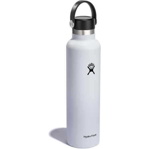 Hydro Flask 24 oz Standard Mouth Insulated Water Bottle with Flex Cap (710 ml) – White - Hydro Flask - Image 2