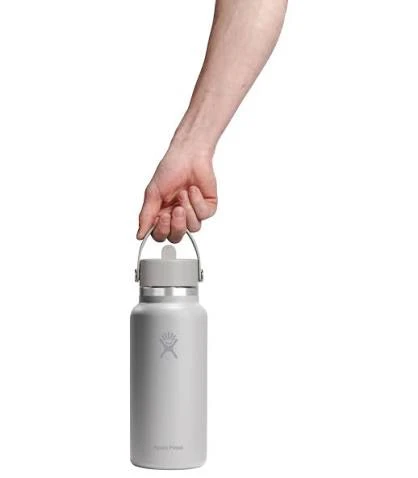 Hydro Flask 32 oz Wide Mouth Insulated Water Bottle with Flex Straw Cap (946 ml) – Birch - Hydro Flask - Image 3