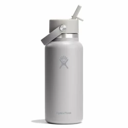 Hydro Flask 32 oz Wide Mouth Insulated Water Bottle with Flex Straw Cap (946 ml) – Birch