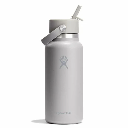 Hydro Flask 32 oz Wide Mouth Insulated Water Bottle with Flex Straw Cap (946 ml) – Birch Hydro Flask 32 oz Wide Mouth Insulated Water Bottle with Flex Straw Cap (946 ml) – Birch