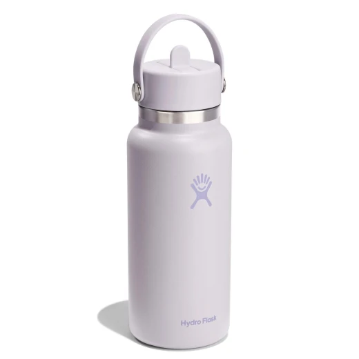 Hydro Flask 32 oz Wide Mouth Insulated Water Bottle with Flex Straw Cap (946 ml) – Cloud Pinkv Hydro Flask 32 oz Wide Mouth Insulated Water Bottle with Flex Straw Cap (946 ml) – Cloud Pinkv