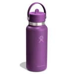 Hydro Flask 32 oz Wide Mouth Insulated Water Bottle with Flex Straw Cap (946 ml) – Beachplum - Hydro Flask