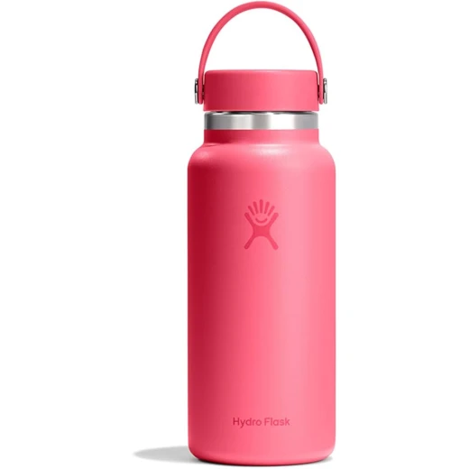 Hydro Flask 32 oz Wide Mouth Insulated Water Bottle with Flex Straw Cap (946 ml) – Popstar Pink - Hydro Flask - Image 2