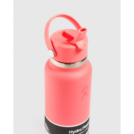 Hydro Flask 32 oz Wide Mouth Insulated Water Bottle with Flex Straw Cap (946 ml) – Popstar Pink - Hydro Flask - Image 5