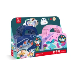 Hape Travel Foil Art Kit – Mess-Free Peel &amp; Stick Craft Set