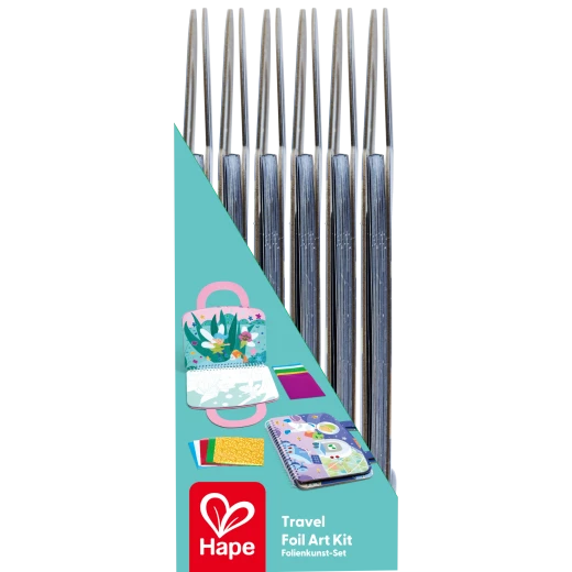 Hape Travel Foil Art Kit – Mess-Free Peel &amp; Stick Craft Set - Hape - Image 9