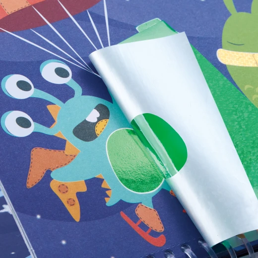 Hape Travel Foil Art Kit – Mess-Free Peel &amp; Stick Craft Set - Hape - Image 3