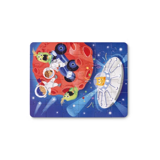 Hape Space Adventure Puzzle – 3 x 36-Piece Puzzle Set with Storytelling Tiles - Hape - Image 4