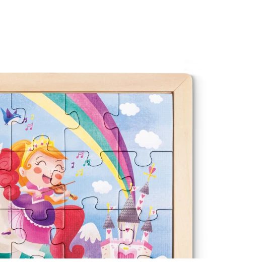 Hape Unicorn Friends Puzzle – 24-Piece Reversible Colour-In Puzzle - Hape - Image 4