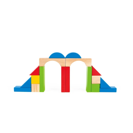 Hape Build Up and Away Blocks – 100 Wooden Building Blocks - Hape - Image 4