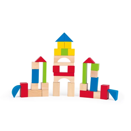 Hape Build Up and Away Blocks – 100 Wooden Building Blocks - Hape - Image 6
