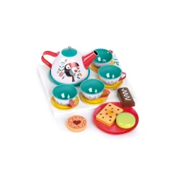 Hape Tea Time Playset – 17-Piece Pretend Play Tea Set