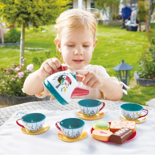 Hape Tea Time Playset – 17-Piece Pretend Play Tea Set - Hape - Image 5