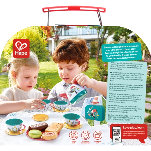 Hape Tea Time Playset – 17-Piece Pretend Play Tea Set - Hape - Image 10