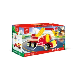 Hape Siren & Lights Toy Fire Truck – Fire Engine with Extendable Ladder