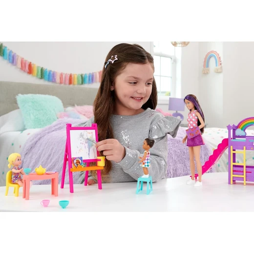 Mattel Barbie Skipper First Jobs Daycare Playset with 3 Dolls and Accessories for Kids Imaginative Play - Barbie - Image 6