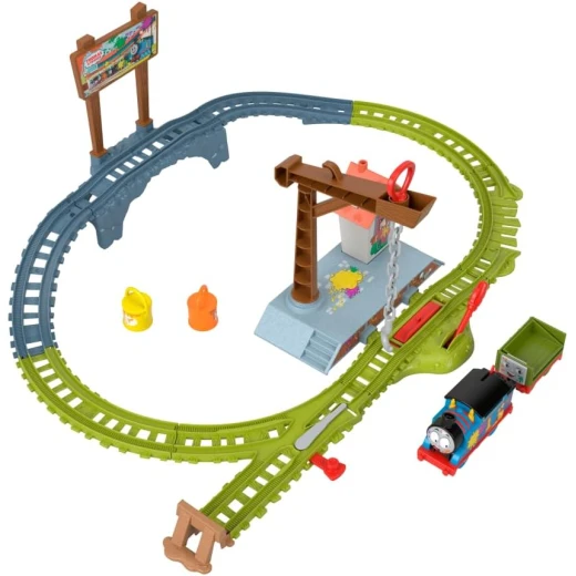 Mattel Thomas & Friends Motorized Paint Delivery Train Set - Demo Video - Easy Setup Mattel Thomas & Friends Motorized Paint Delivery Train Set - Demo Video - Easy Setup