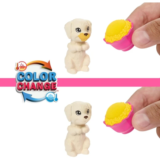 Barbie Puppy Slumber Party Playset with Color Change Feature &amp; Toy Dogs for Kids - Barbie - Image 5
