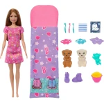 Barbie Puppy Slumber Party Playset with Color Change Feature &amp; Toy Dogs for Kids - Barbie