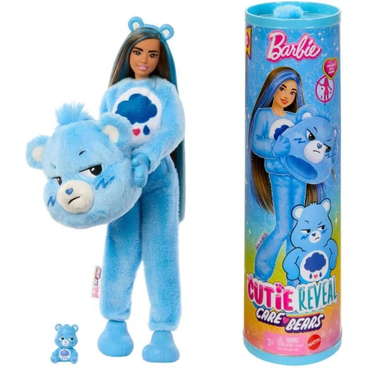 Barbie Cutie Reveal Care Bears Doll Assortment with 10 Surprises Series 2: Collectible Toy Barbie Cutie Reveal Care Bears Doll Assortment with 10 Surprises Series 2: Collectible Toy