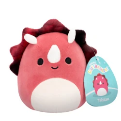 Squishmallows Tristan The Red Triceratops 5" Plush Toy