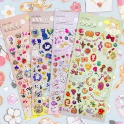 Embossed 3D Stickers for Crafts and Decoration