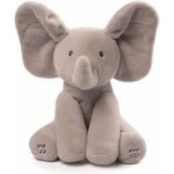 Gund Flappy the Elephant Animated Plush Toy - Grey 30.5cm