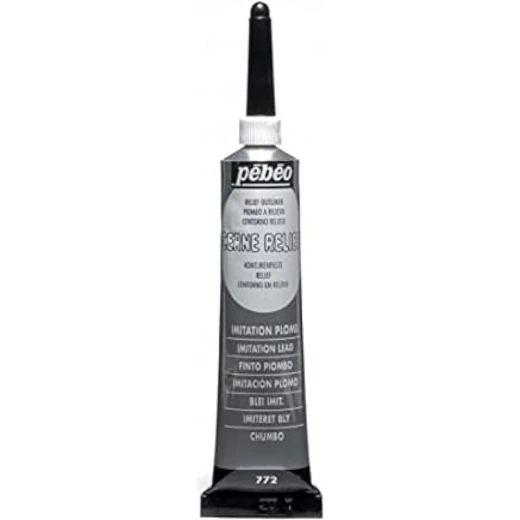 PEBEO Cerne Relief Silver 20ml for Raised Designs on Various Surfaces PEBEO Cerne Relief Silver 20ml for Raised Designs on Various Surfaces
