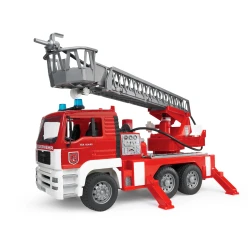 Bruder MAN Fire Engine Toy Truck with Water Pump &amp; Sound
