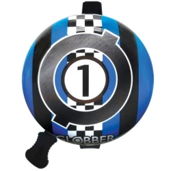 جرس سكوتر Globber أزرق بحري سباق - سهل الاستخدام وآمن