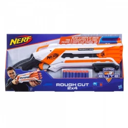 Nerf Elite Rough Cut 2X4 Blaster - Double-Barreled Action