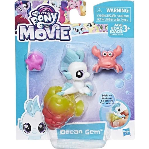 My Little Pony The Movie Baby Sea Pony Ocean Gem Figure for Kids My Little Pony The Movie Baby Sea Pony Ocean Gem Figure for Kids