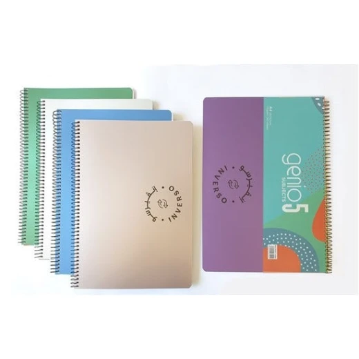 Inverso UB 5-Sub Spiral Notebook A4 Fluorescent 160 Sheets Inverso UB 5-Sub Spiral Notebook A4 Fluorescent 160 Sheets