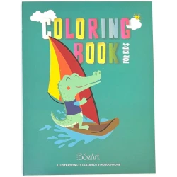 Bozart Crocodile Coloring Book 16 Pages 21x28cm