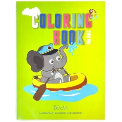 Bozart Elephant Coloring Book 16 Pages 21x28cm
