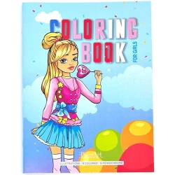 Bozart Girls Coloring Book 16 Pages 21x28cm - Girls