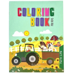 Bozart Farm Life Color Drawing Books 16 Pages 21x28cm