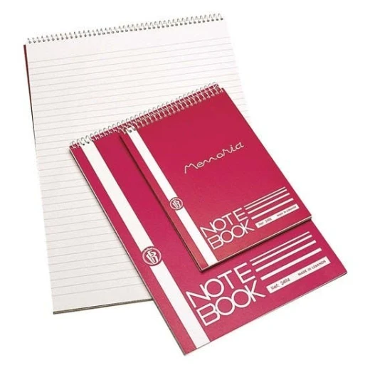 BASSILE FRERES Bloc Note Memoria Spiral 60g Lines 21*29.7 - 60 Sheets BASSILE FRERES Bloc Note Memoria Spiral 60g Lines 21*29.7 - 60 Sheets