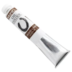 Maries Oil Colour Paint Tube - 687 Burnt Umber 50ml - Art Supplies