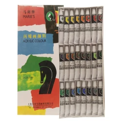 Maries Acrylic Paint Set 24 Colors for Art and Craft Painting