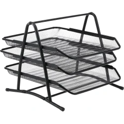 صينية مكتب معدنية بثلاثة طوابق Belal JS3001-2001 لتنظيم المستندات