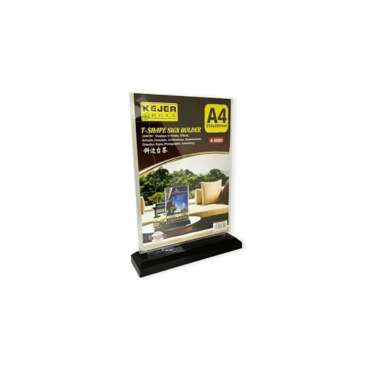 Kejea T-Shape Sign Holder A4 - Durable Display for Documents