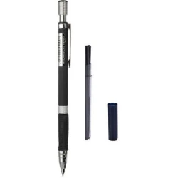 Black 2mm Mechanical Pencils with 2.0mm Lead &amp; 6 Refills