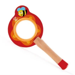 Hape Busy Bee Wooden Magnifying Glass for Kids - Educational Toy