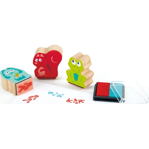 Hape Drawing Stamp Wooden Toy for Kids 3+ Years Old Hape Drawing Stamp Wooden Toy for Kids 3+ Years Old