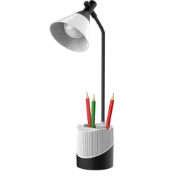 Lucas LED Rechargeable Desk Lamp White TGX-L2W - Office Lighting